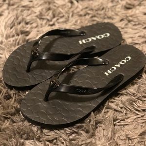 Coach flip flops